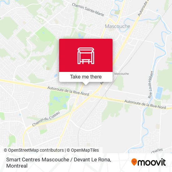 Smart Centres Mascouche / Devant Le Rona map
