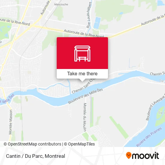 Cantin / Du Parc map