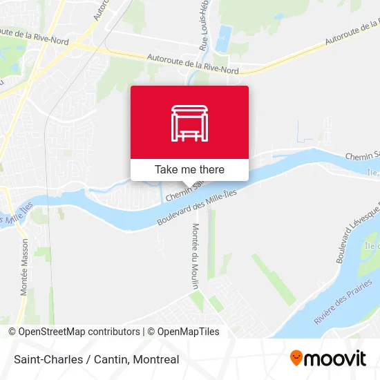 Saint-Charles / Cantin map