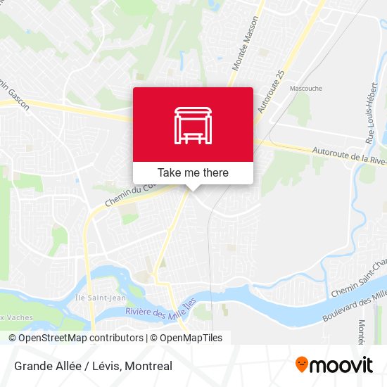 Grande Allée / Lévis map