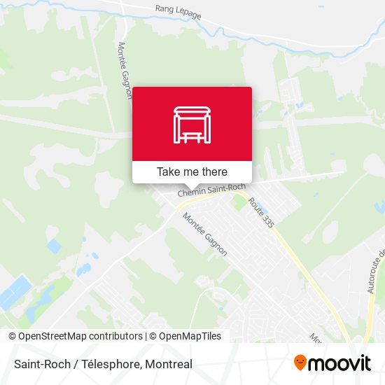 Saint-Roch / Télesphore map