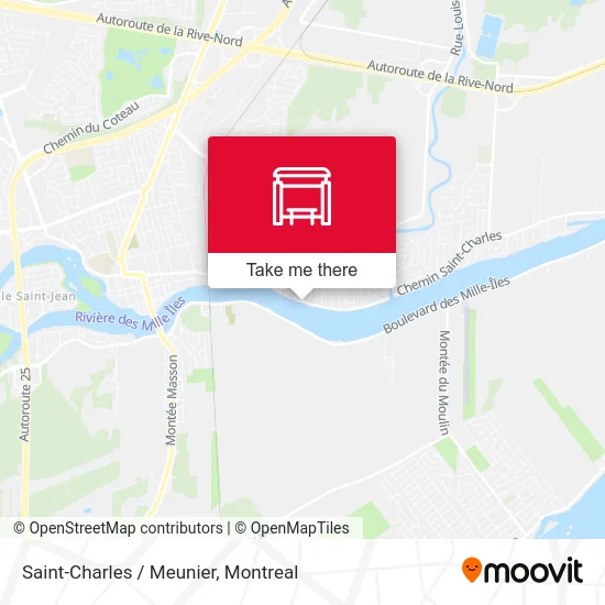 Saint-Charles / Meunier map