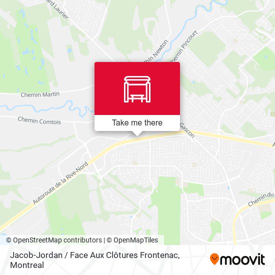 Jacob-Jordan / Face Aux Clôtures Frontenac map