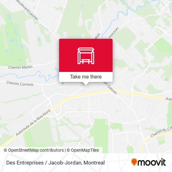 Des Entreprises / Jacob-Jordan map