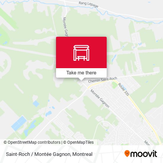 Saint-Roch / Montée Gagnon map