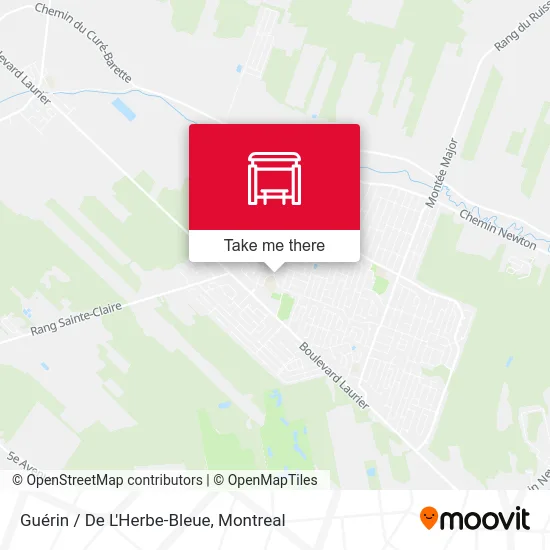 Guérin / De L'Herbe-Bleue map