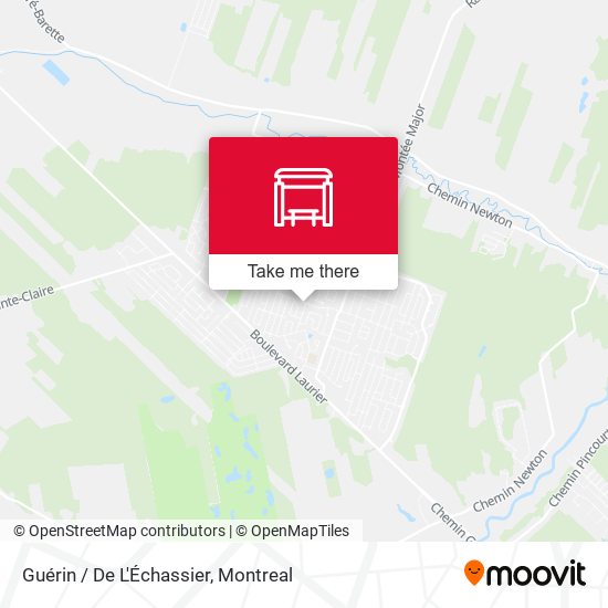 Guérin / De L'Échassier map