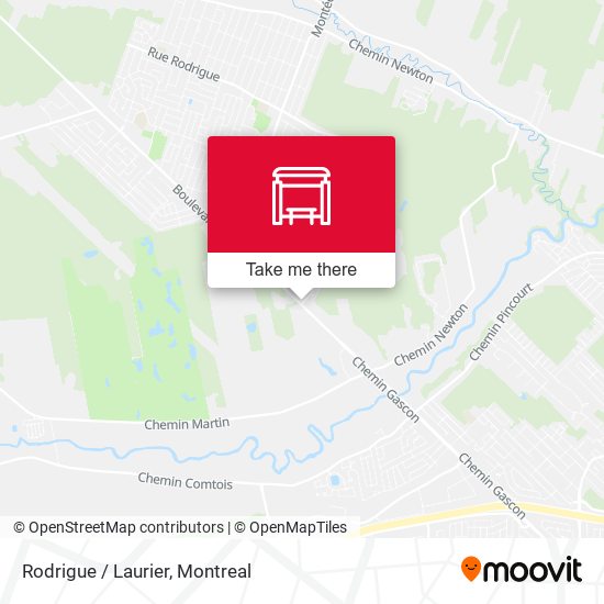 Rodrigue / Laurier map