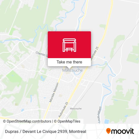 Dupras / Devant Le Civique 2939 map