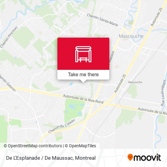 De L'Esplanade / De Maussac map