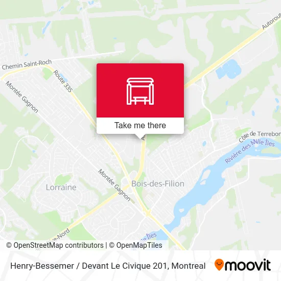 Henry-Bessemer / Devant Le Civique 201 map