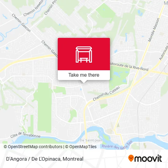 D'Angora / De L'Opinaca map