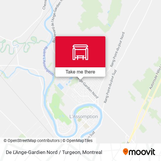 De L'Ange-Gardien Nord / Turgeon map