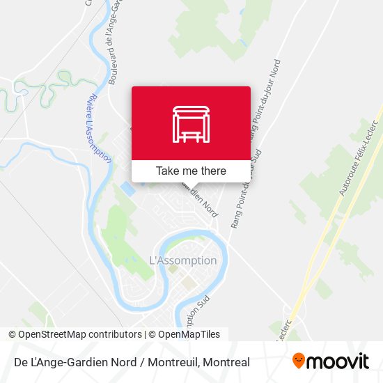 De L'Ange-Gardien Nord / Montreuil map