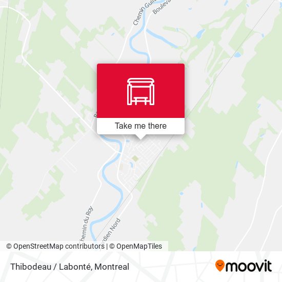 Thibodeau / Labonté map