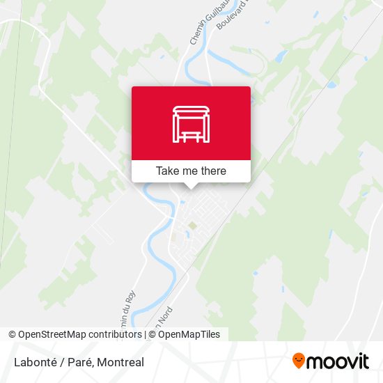 Labonté / Paré map