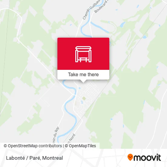 Labonté / Paré map