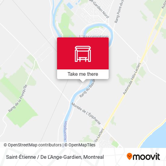 Saint-Étienne / De L'Ange-Gardien map