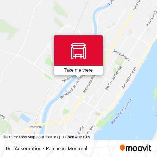 De L'Assomption / Papineau map