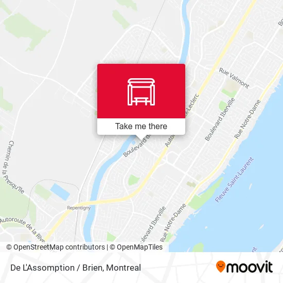 De L'Assomption / Brien map