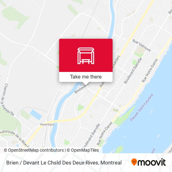 Brien / Devant Le Chsld Des Deux-Rives map