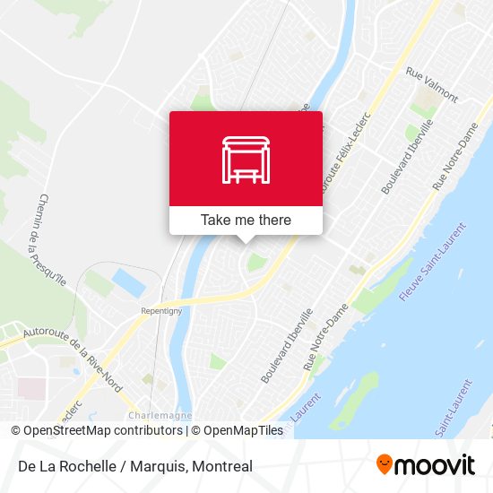 De La Rochelle / Marquis map