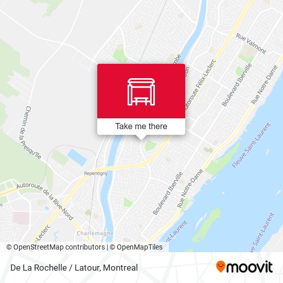De La Rochelle / Latour map