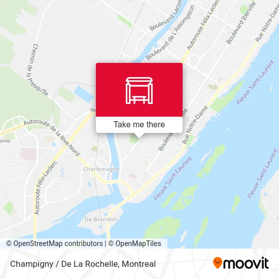 Champigny / De La Rochelle map