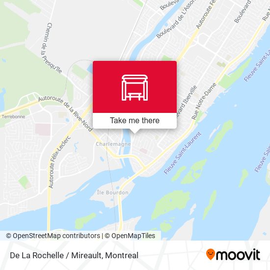 De La Rochelle / Mireault map