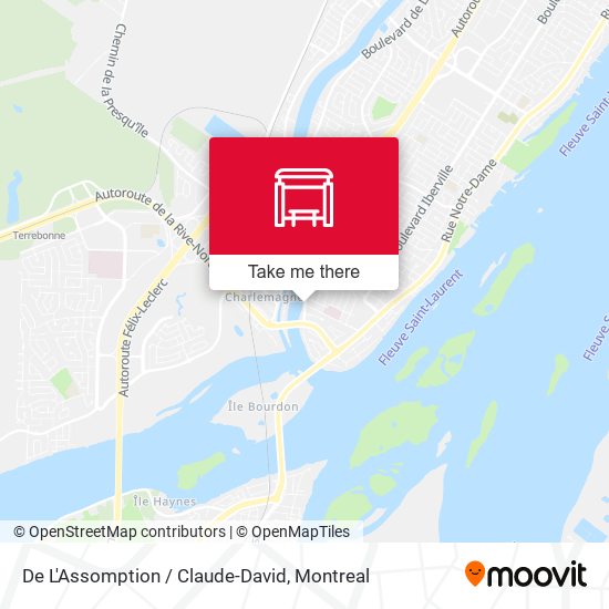 De L'Assomption / Claude-David map