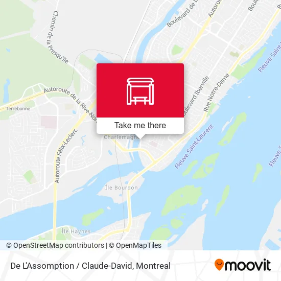 De L'Assomption / Claude-David map