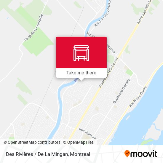 Des Rivières / De La Mingan map