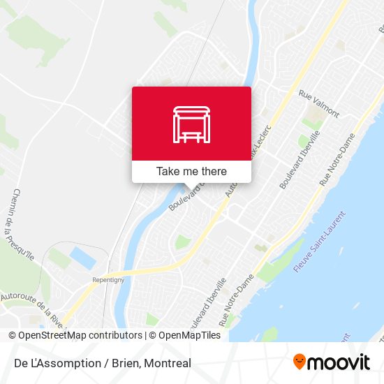De L'Assomption / Brien map