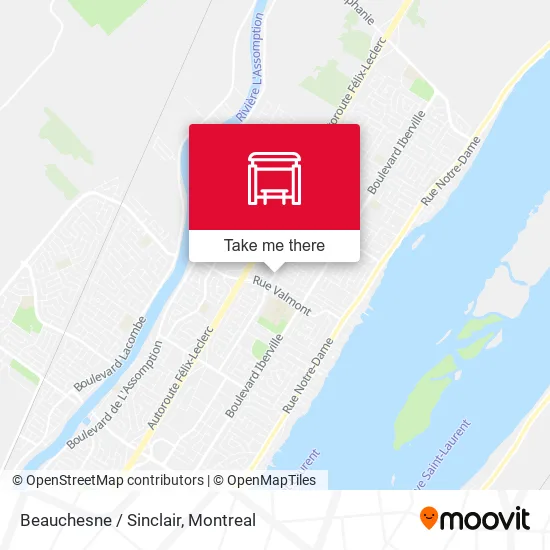 Beauchesne / Sinclair map