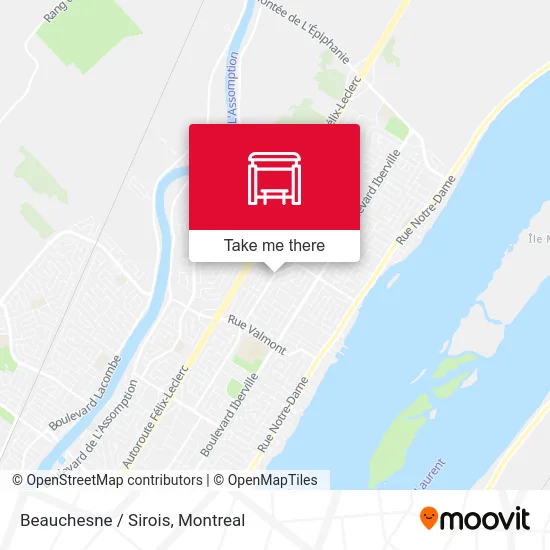 Beauchesne / Sirois map