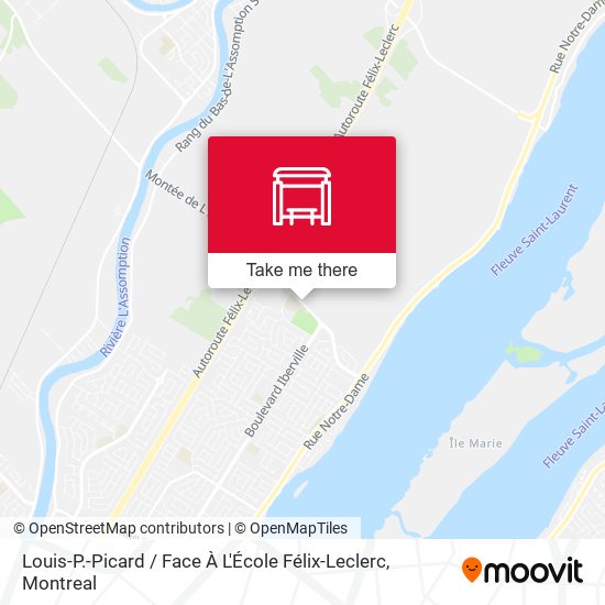 Louis-P.-Picard / Face À L'École Félix-Leclerc map