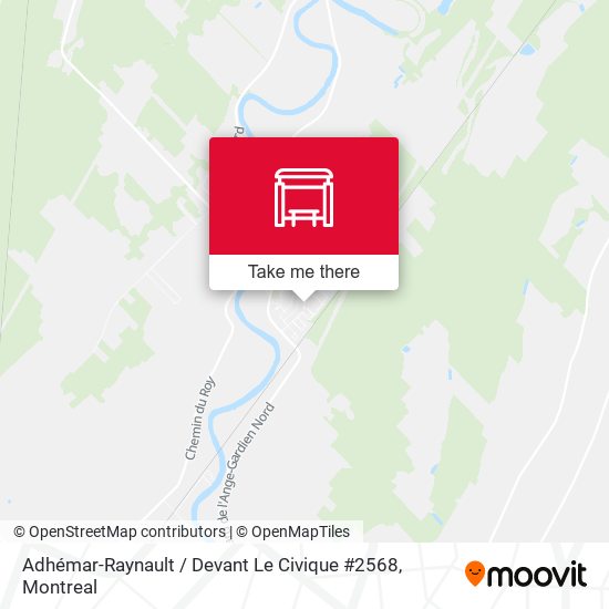 Adhémar-Raynault / Devant Le Civique #2568 map