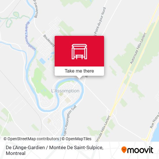 De L'Ange-Gardien / Montée De Saint-Sulpice map