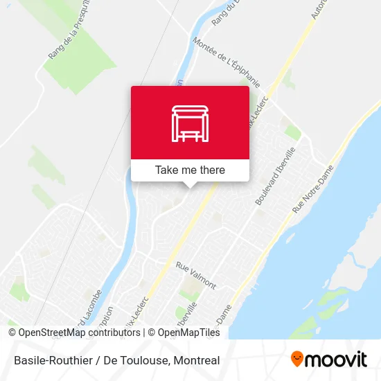 Basile-Routhier / De Toulouse map