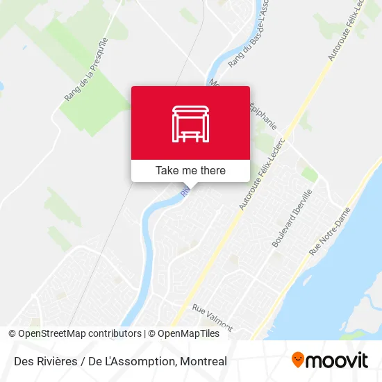 Des Rivières / De L'Assomption map