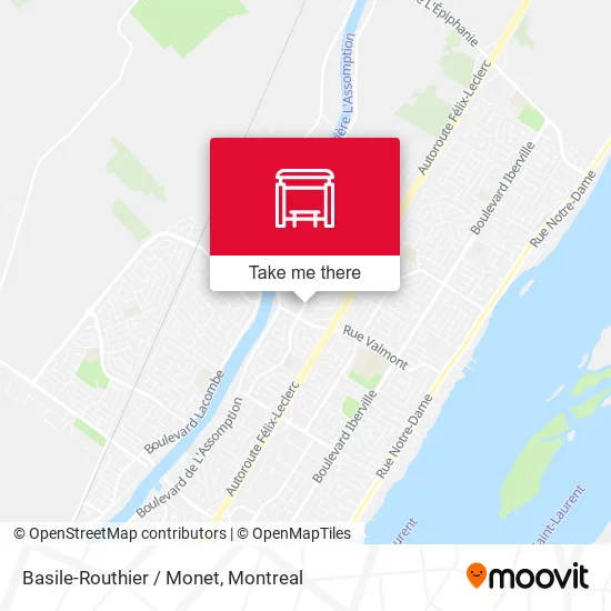 Basile-Routhier / Monet map
