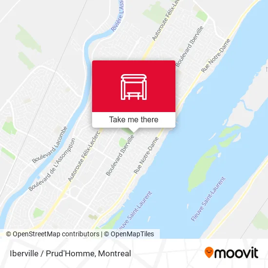 Iberville / Prud'Homme map