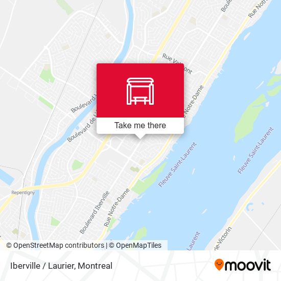 Iberville / Laurier map