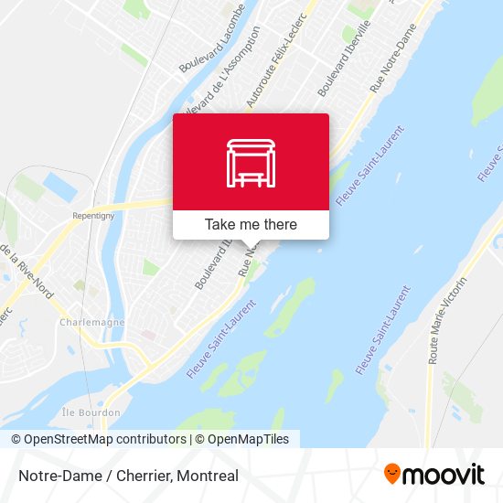 Notre-Dame / Cherrier map