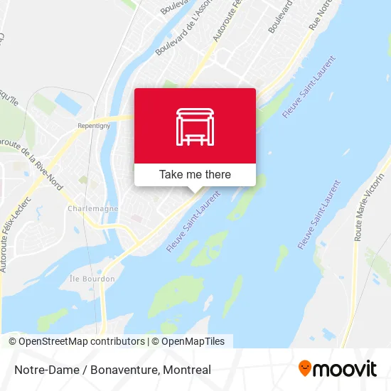 Notre-Dame / Bonaventure map