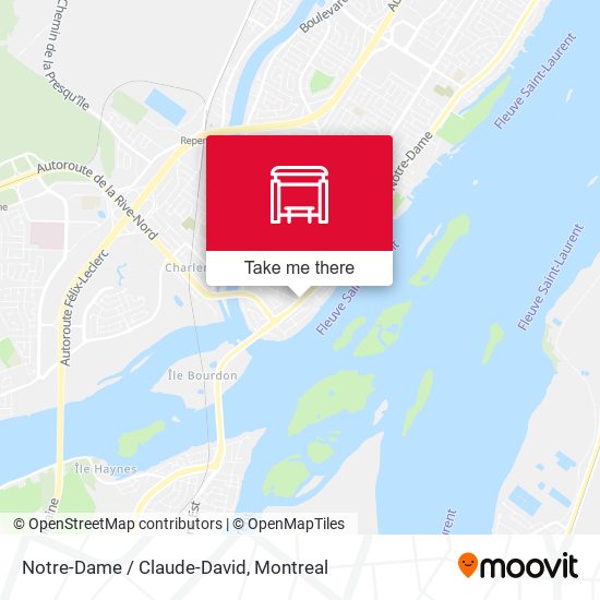 Notre-Dame / Claude-David map