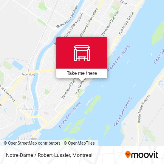 Notre-Dame / Robert-Lussier map