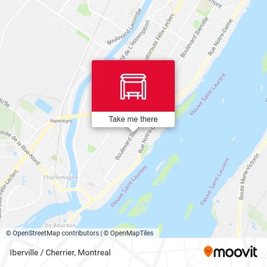 Iberville / Cherrier map