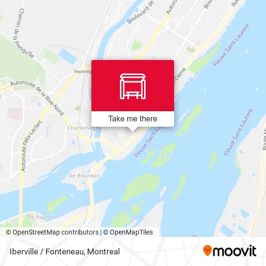 Iberville / Fonteneau map