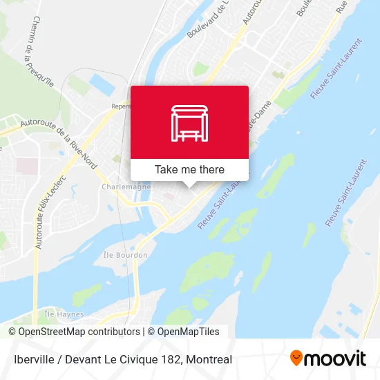 Iberville / Devant Le Civique 182 map